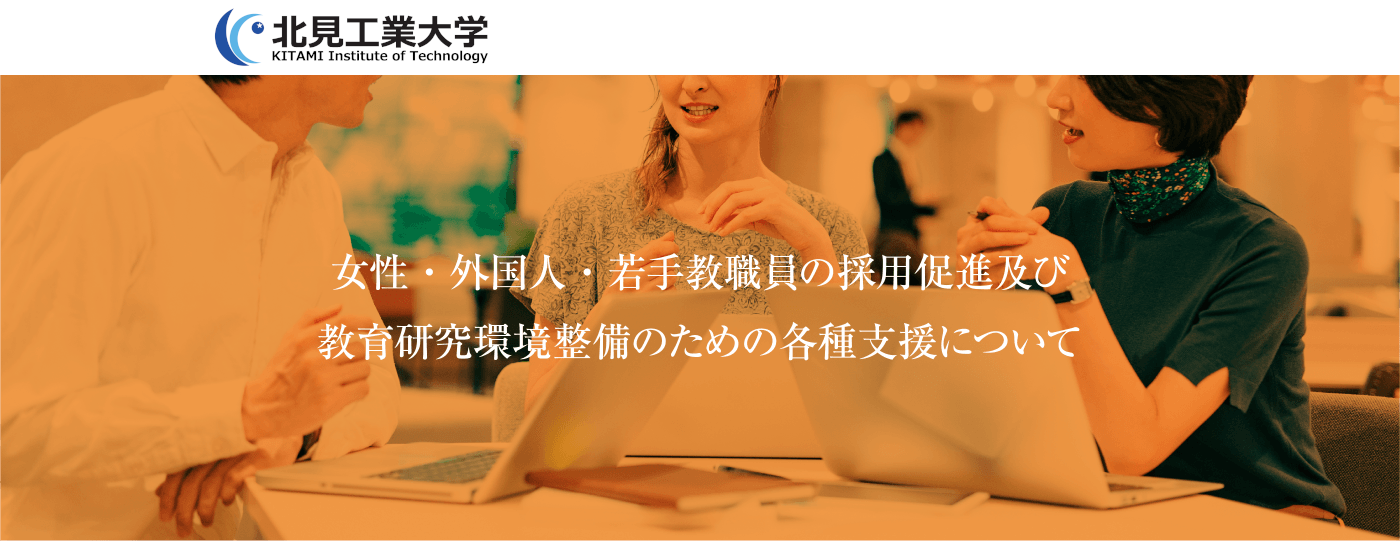 女性・外国人・若手教職員の採用促進及び教育研究環境整備のための各種支援について