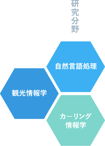 研究分野 自然言語処理 観光情報学 カーリング情報学