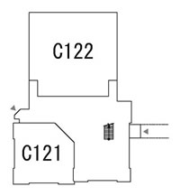 講義室C 1階配置図