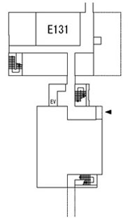 講義室E 1階配置図